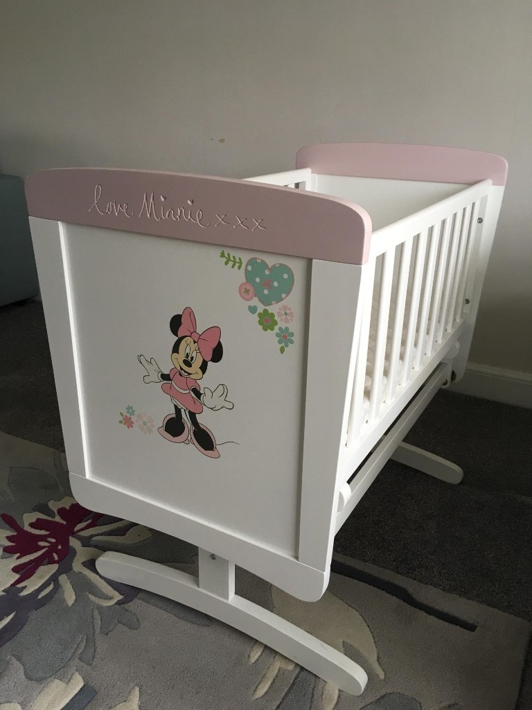 obaby minnie mouse cot bed